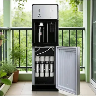 Waterdispenser fontein zwart