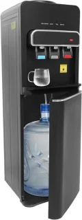 Waterdispenser met bodemlader zwart
