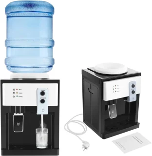 Waterdispenser met wateraansluiting