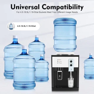 Waterdispenser met wateraansluiting