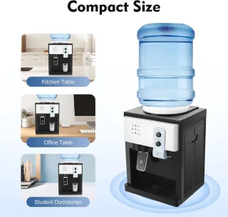 Waterdispenser met wateraansluiting