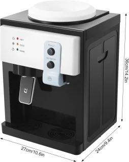 Waterdispenser met wateraansluiting