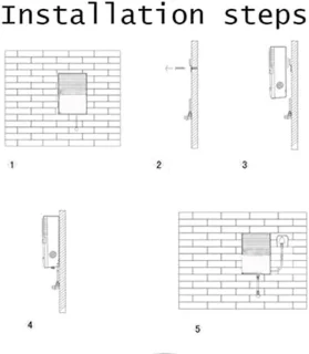 Waterdispenser muurmontage