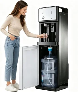 Waterdispenser onderlader