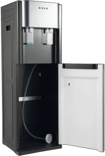Waterdispenser onderlader - staande koeler - 90 cm - goud/donkergrijs