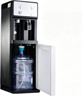 Waterdispenser onderlading fles wit