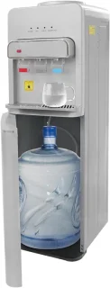 Waterdispenser staand zilver