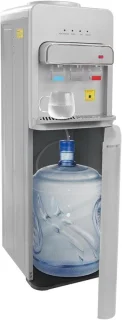 Waterdispenser staand - zilver zwart