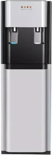 Waterdispenser vloerstaand zilver