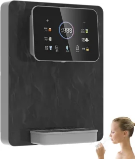 Waterdispenser wandmontage 500 ml zwart