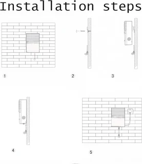 Waterdispenser wandmontage