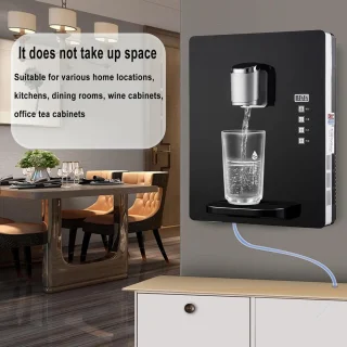 Waterdispenser wandmontage wit
