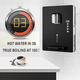 Waterdispenser wandmontage wit