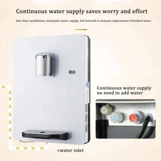 Waterdispenser wandmontage - wit