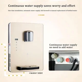 Waterdispenser wandmontage wit
