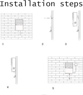 Waterdispenser wandmontage zwart