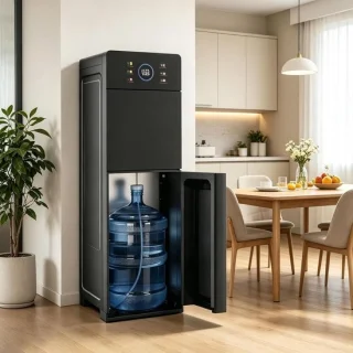 Waterdispenser warm koud zwart