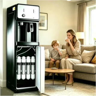 Waterdispenser warm/koud 310x310x1050 mm wit