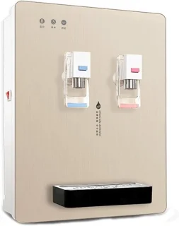 Waterdispenser warm/koud champagne goud