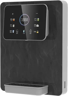 Waterdispenser warm/koud wandmontage wit