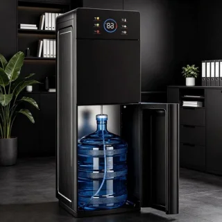 Waterdispenser waterkoeler 5 gallon fles zwart