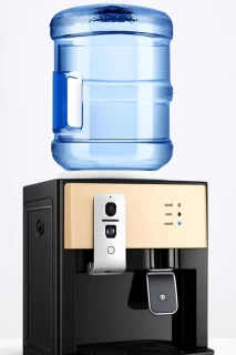 Waterdispenser waterkoeler Fontein champagne goud