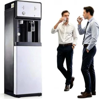 Waterdispenser waterkoeler fontein Zwart 105x31x31 cm