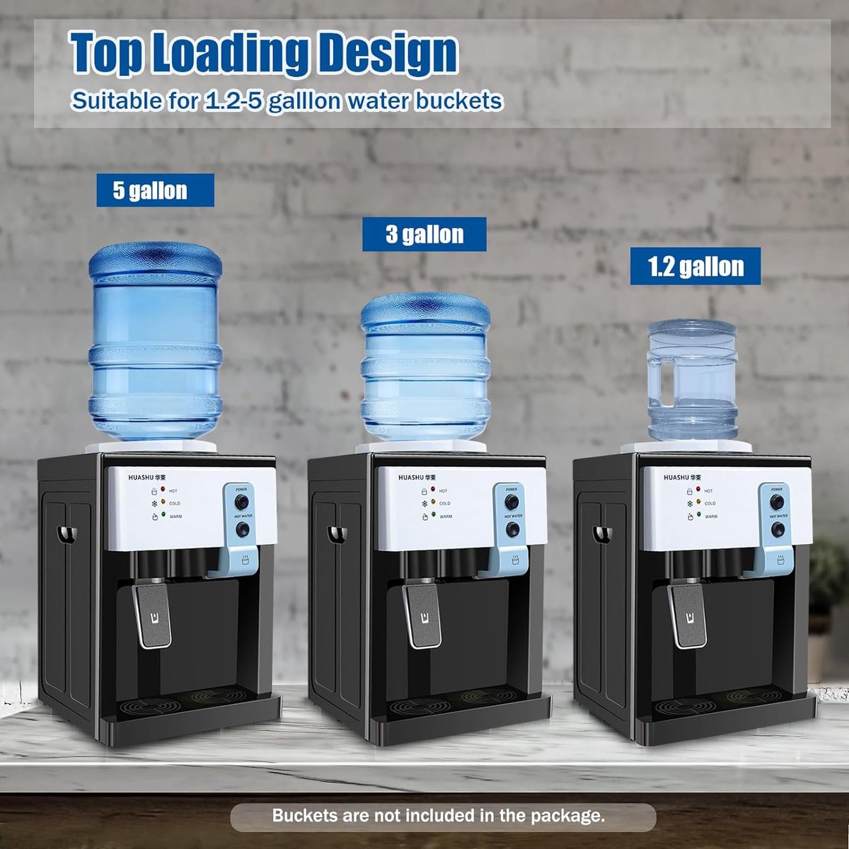 Waterdispenser Waterkoeler Wit Zwart