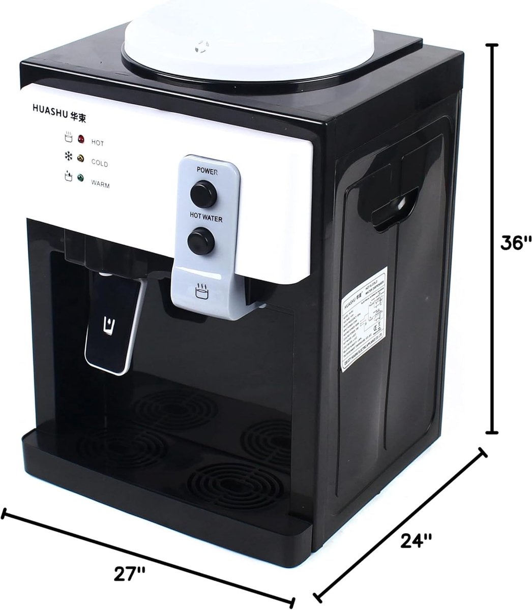 Waterdispenser Waterkoeler Wit Zwart
