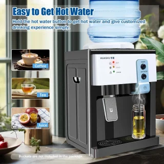 Waterdispenser Waterkoeler Wit/Zwart