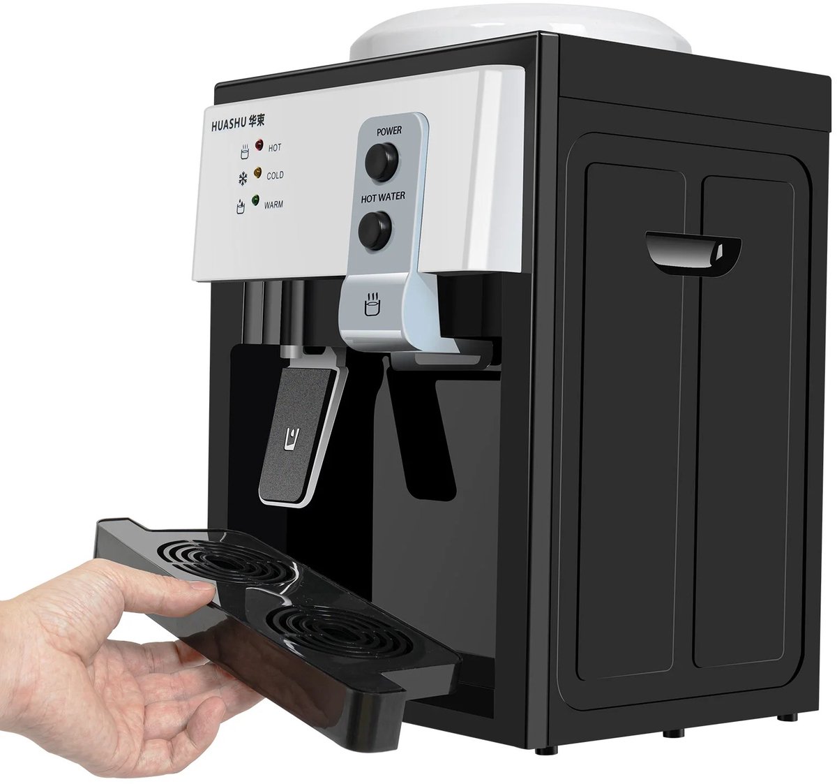 Waterdispenser Waterkoeler Wit/Zwart