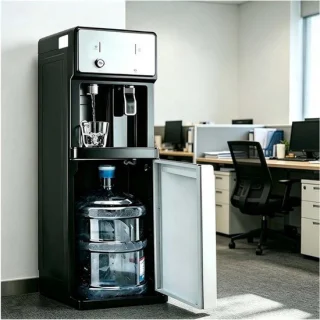 Waterdispenser waterkoelerfontein zwart