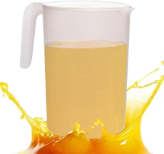 Waterkaraf 2 L met deksel - Wit