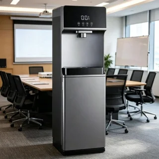 Waterkoeler Direct waterdispenser onderlader grijs