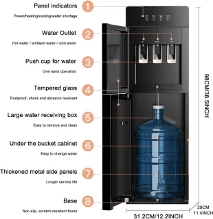 Waterkoeler Dispenser 5 Gallon