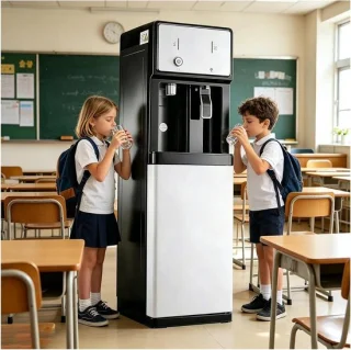 Waterkoeler dispenser wit