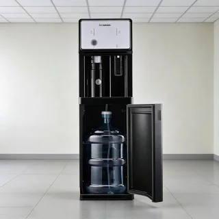 Waterkoeler dispenser zwart