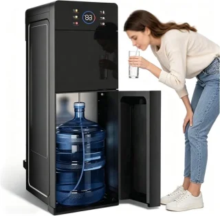 Waterkoeler dispenser zwart
