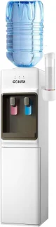 Waterkoeler met warmwaterdispenser