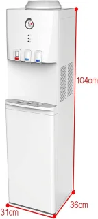 Waterkoeler met zuil - Drankdispenser
