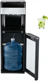 Waterkoeler onderlader vrijstaand wit
