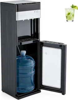 Waterkoeler Onderlader Vrijstaande Waterdispenser Zwart 95 cm