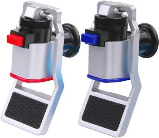 Waterkoelkraan set - 2 stuks (rood/blauw)
