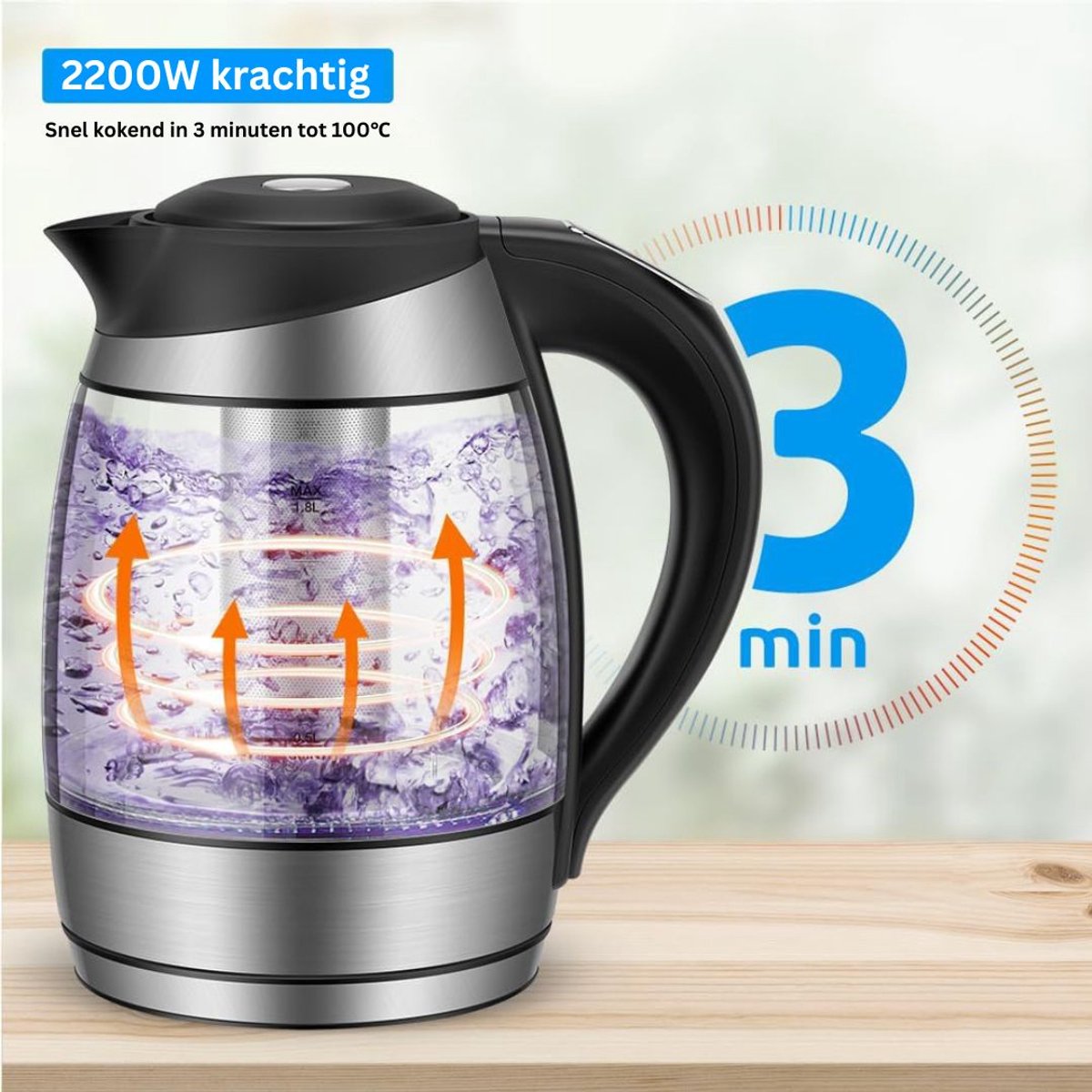 Waterkoker Temperatuurregeling Heetwaterdispenser