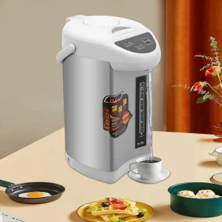 Waterkoker & Warmhoudkan 4L RVS