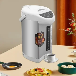 Waterkoker & Warmhoudkan 4L RVS