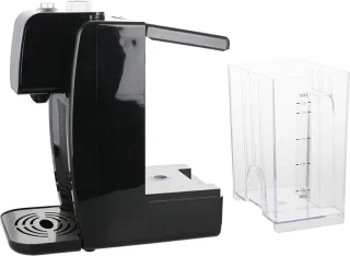 White-Label Heetwatertap Zwart Zilver