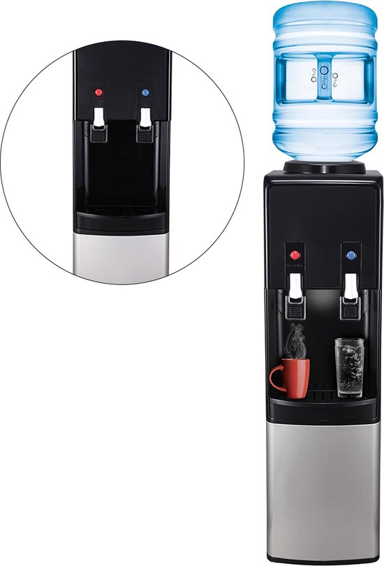White-Label Waterdispenser Koud Zwart