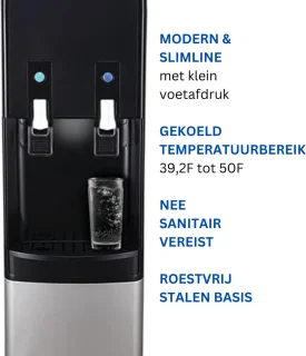 White-Label® Waterdispenser / Waterkoeler - Zwart