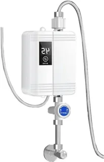 Wit elektrische doorstroomverwarmer mini 3500W